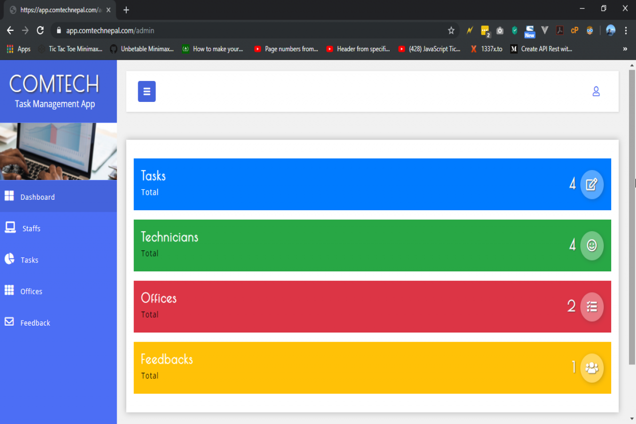 Comtech Ticket Management